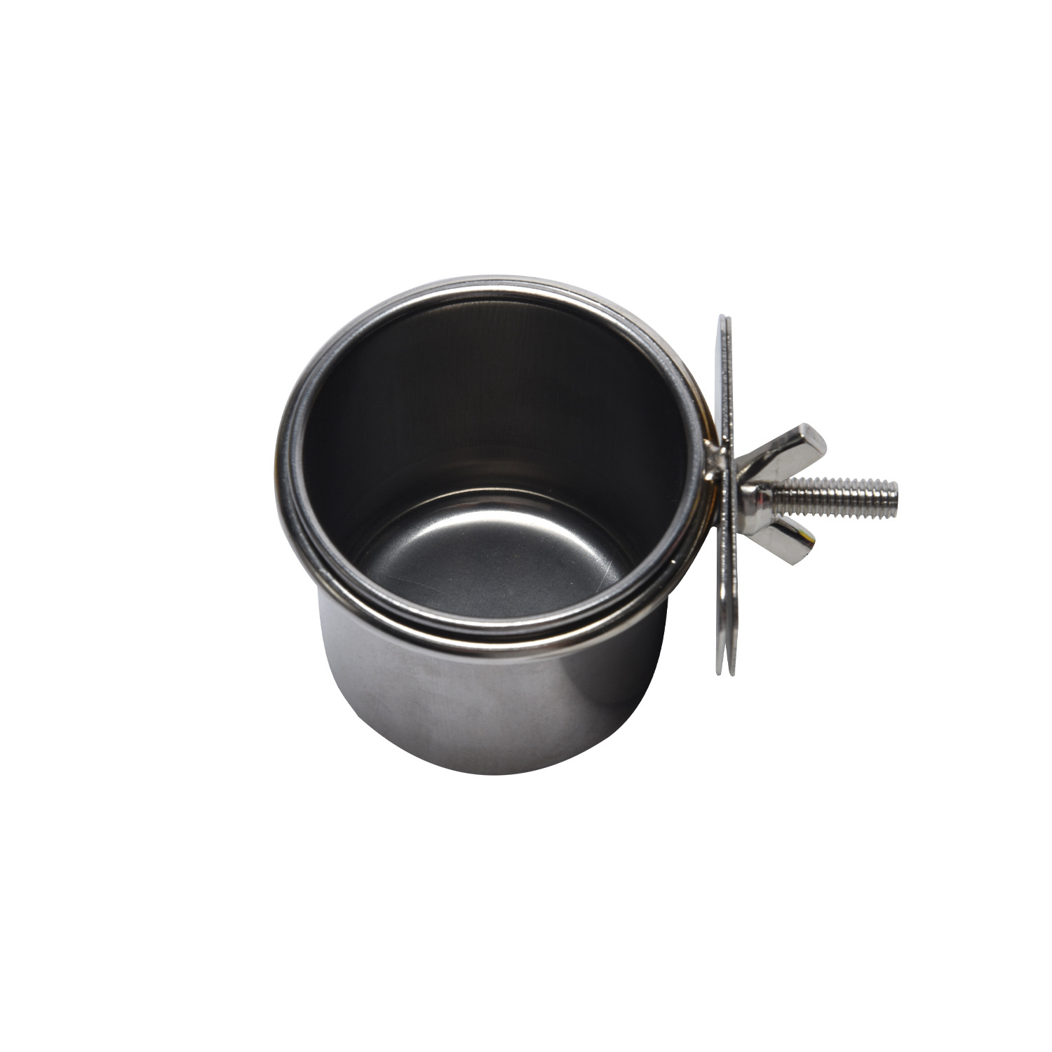 High-Quality Imported Stainless Steel with Convenient Cage Mounting for Storing Water and Food for All Types of Parrots - 3