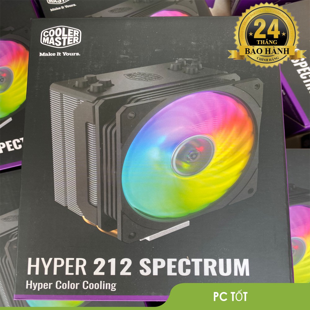 Tản nhiệt khí cooler master hyper 212 argb spectrum - phân phối