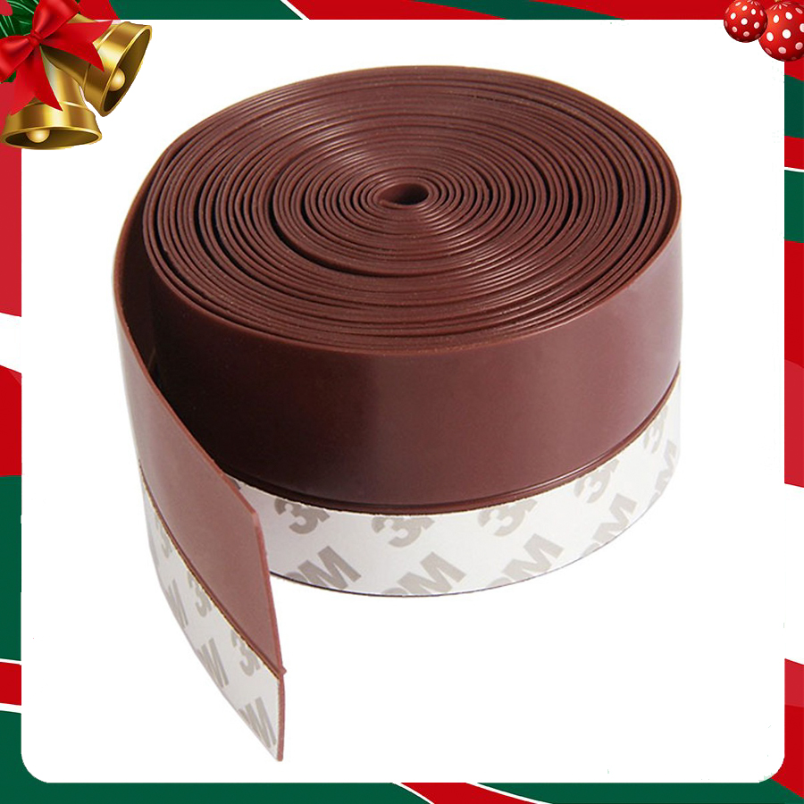 Cuộn 5m Ron Dán Chân Cửa Khe Cửa Khe Cửa Size 35mm, Chống Gió Bụi, Chống Côn Trùng, Chống Thoát Nhiệt Điều Hòa