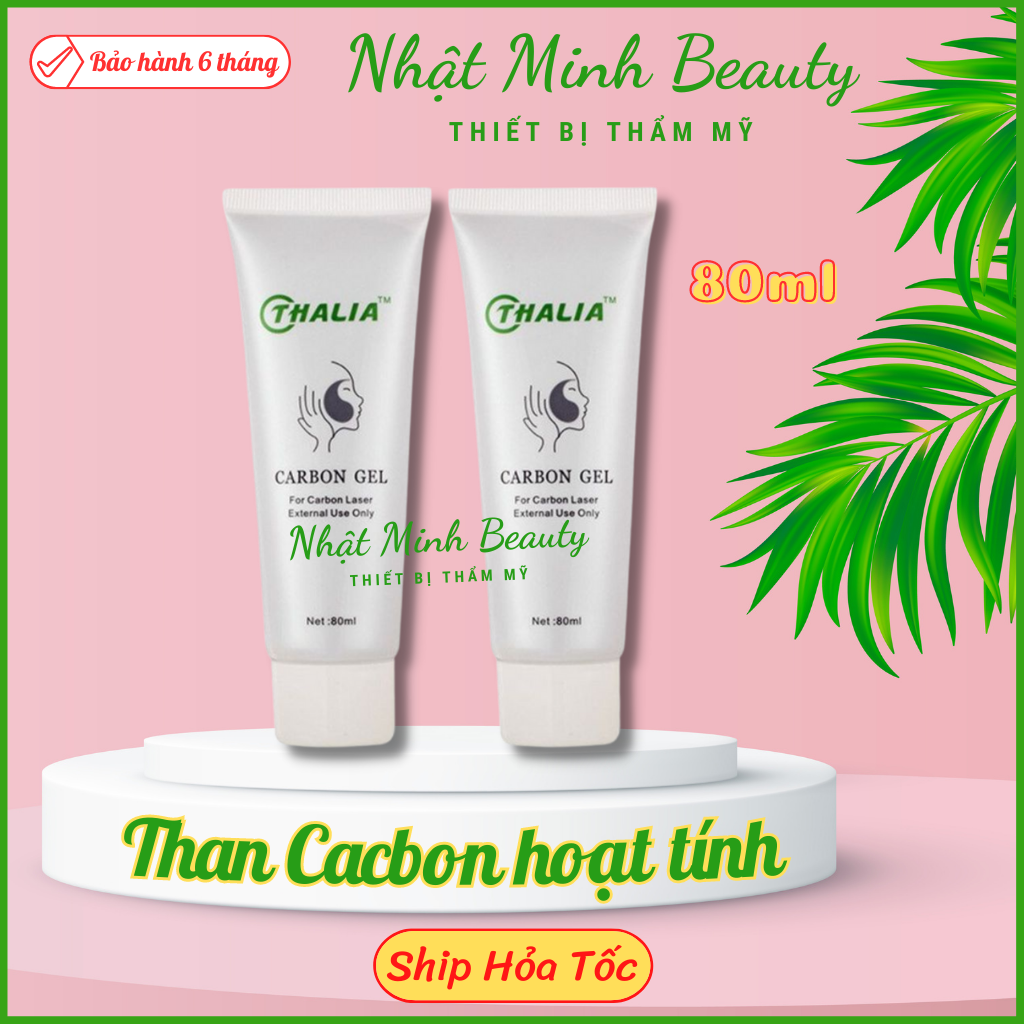 Than cacbon hoạt tính bắn laser trẻ hoá da tuýp 80g | Than cacbon bắn trẻ hóa da