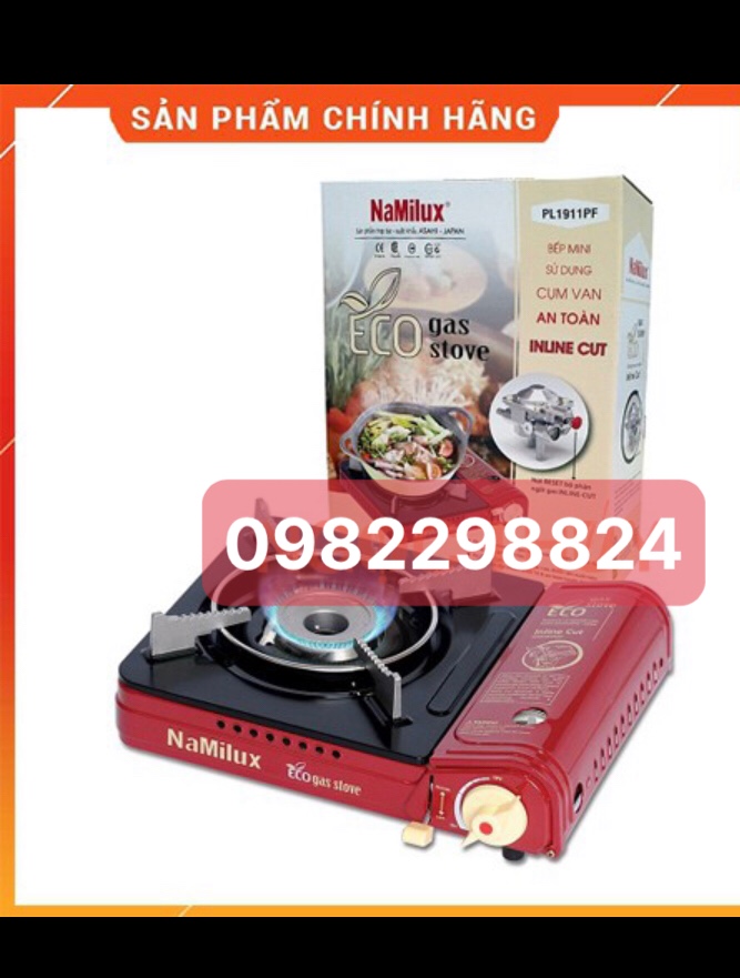 [HCM]Bếp gas mini namilux chống nổ cao cấp inox/sơn (1911AS/1911PF) IN -NT