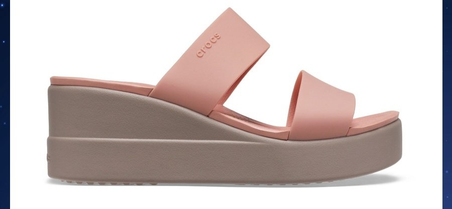 Dép Cao Gót Nhựa Nữ 2 Quai Ngang, Đế Xuồng Cao 7 cm, Đi Mưa, Chống Trơn Trượt, Không Thấm Nước