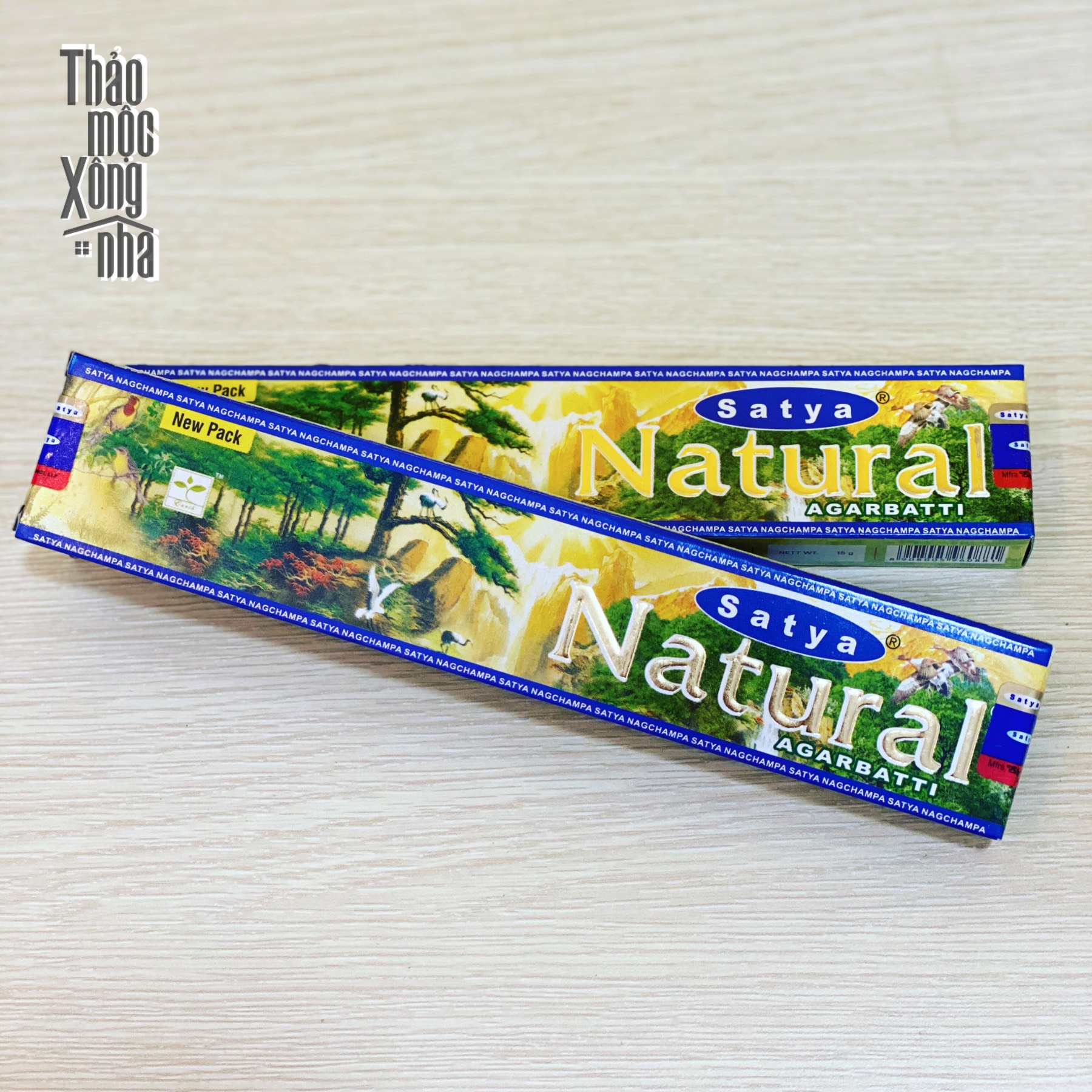 Natural Agarbatti - Thanh Hương Liệu Satya - THẢO MỘC XÔNG NHÀ