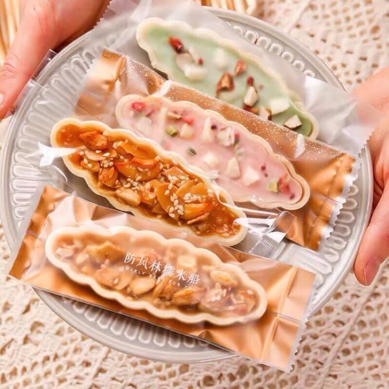 Set 100 Túi đế bánh thuyền 15x5cm loại trong hàng có sẵn