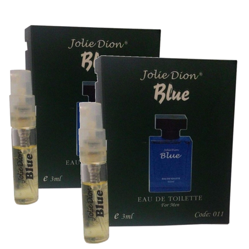 Bộ 2 Nước hoa nam cá tính Blue eau de toilette 3ml