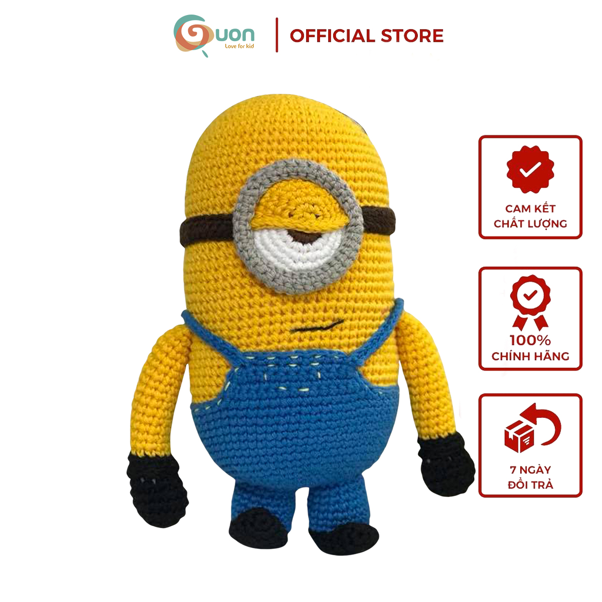 Gấu bông Minions làm thủ công bằng len cho bé - GUON