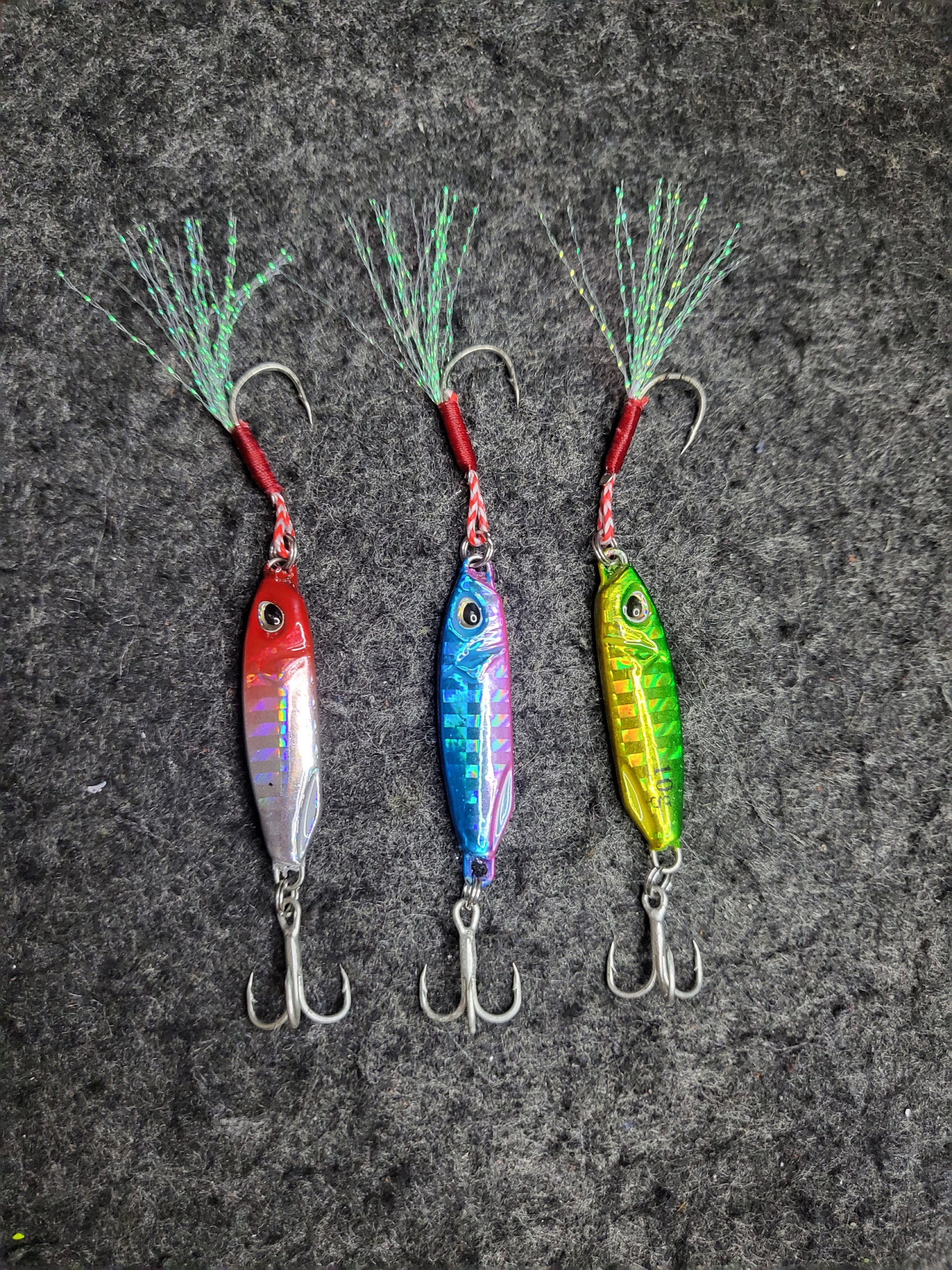 Mồi giả câu cá dạng jigking lure, mồi câu cá Chẽm,Hồng,Mú,Tráp 10-15gram