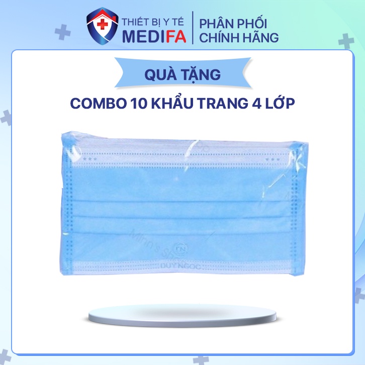 Combo 10 khẩu trang y tế Duy Ngọc kháng khuẩn 4 lớp