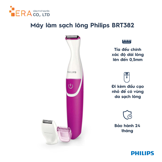 Máy làm sạch lông philips brt382