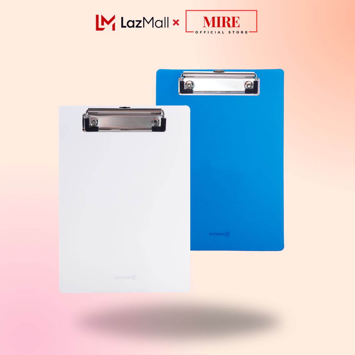File kẹp tài liệu trình ký đơn a5 pro - office, chất liệu nhựa cứng, kẹp inox cb115