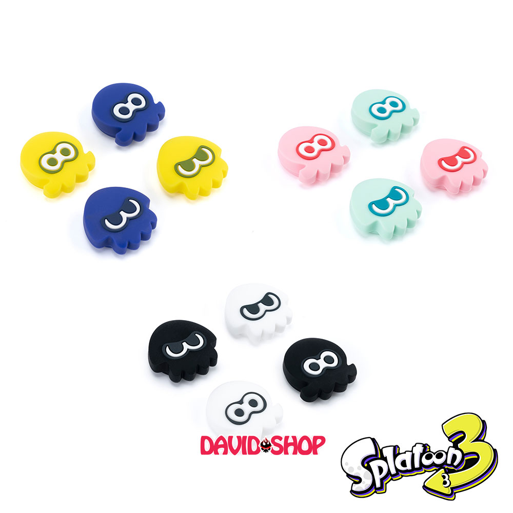 Núm bọc analog splatoon 3 cao cấp cho joy-con - nintendo switch oled, v1, v2, lite