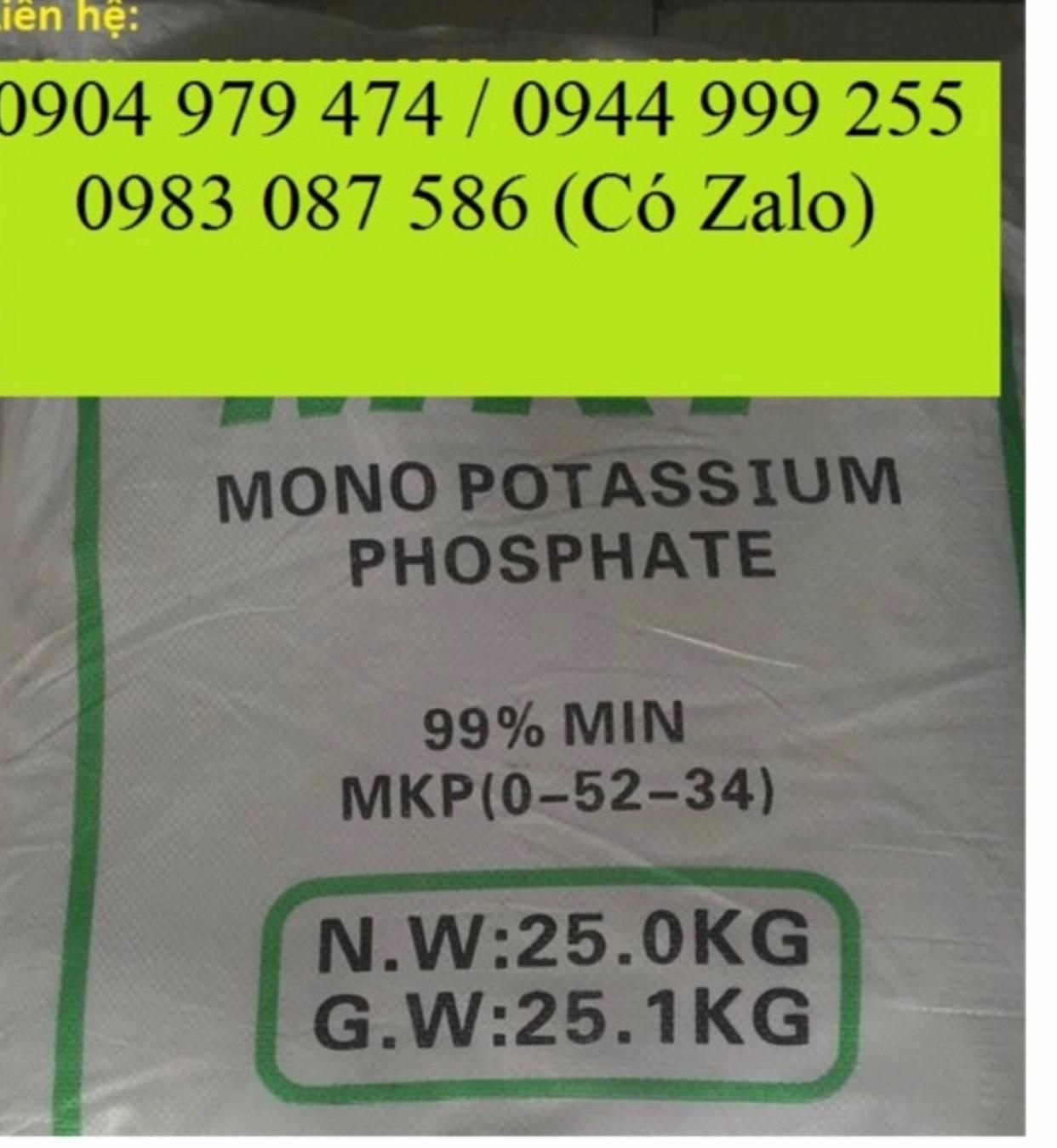 KH2PO4 túi 1kg kali dihidrophotphat KDP MKP CAS 7778-77-0 potassium dihydrogen phosphate phân bón lá