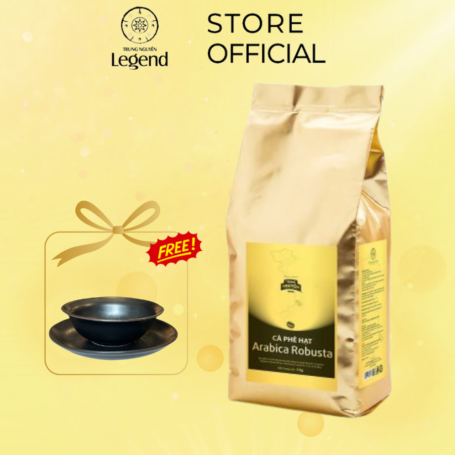 Trung Nguyên Legend - Cà phê Drip - Arabica Robusta hạt số 2 - Túi 3kg