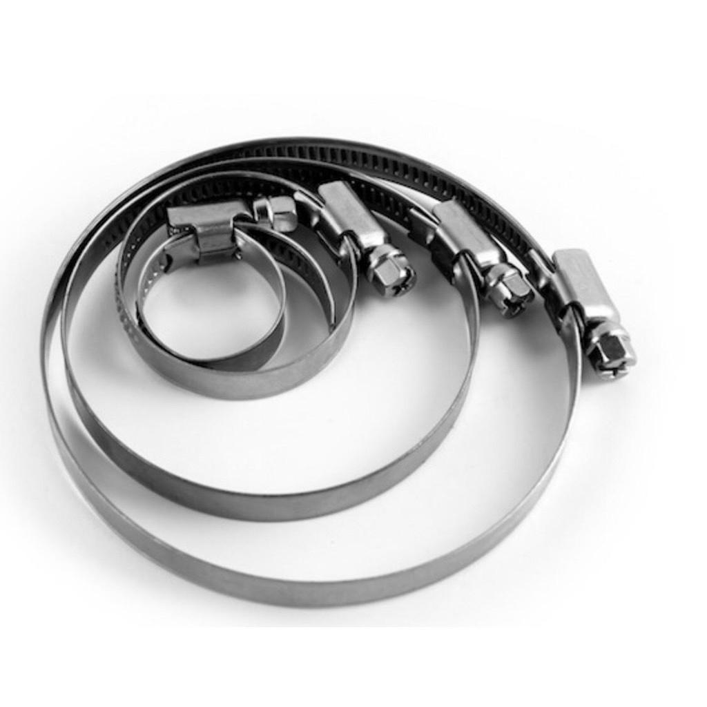 vòng cổ❅☁  Đai xiết inox- cổ dê- vòng đai xiết inox 304 từ 6mm đến 101mm