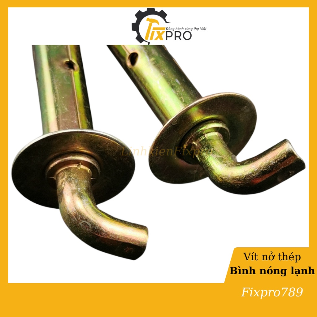 Vít nở thép treo bình nóng lạnh 10cm 12cm chất lượng tốt