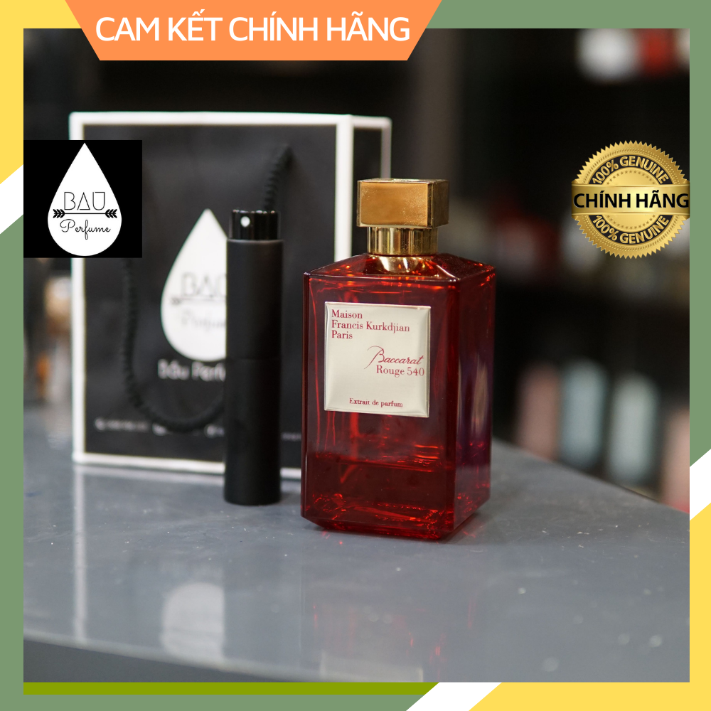 [chính hãng] nước hoa cao cấp MFK Baccarat Rouge 540 Extrait de Parfum _mẫu thử 10ml - 20ml - 30ml