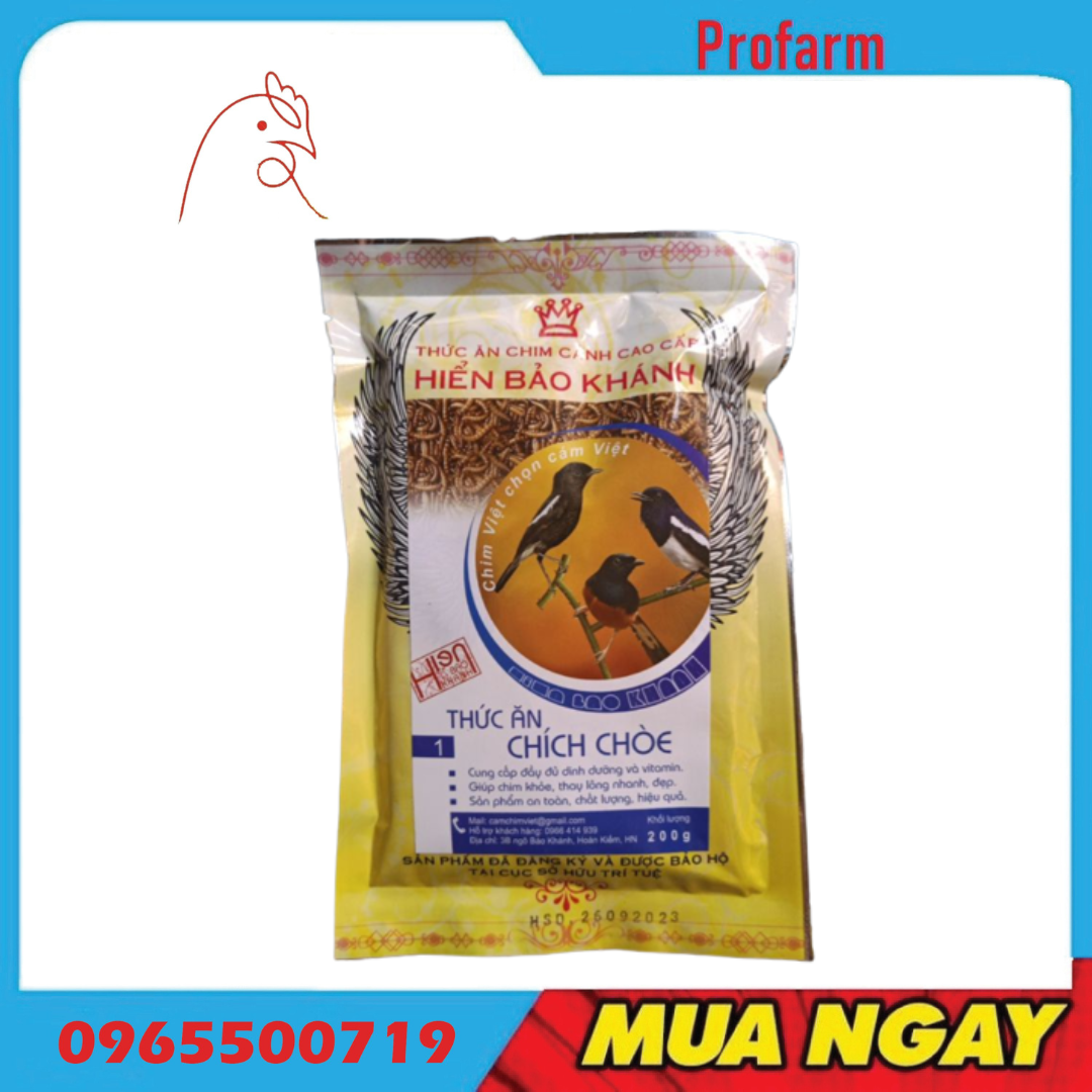 Cám hiển bảo khánh cho chim chích chòe than, lửa, đất số 1, 2 dưỡng, căng lửa, hót, thay lông, đấu, mồi