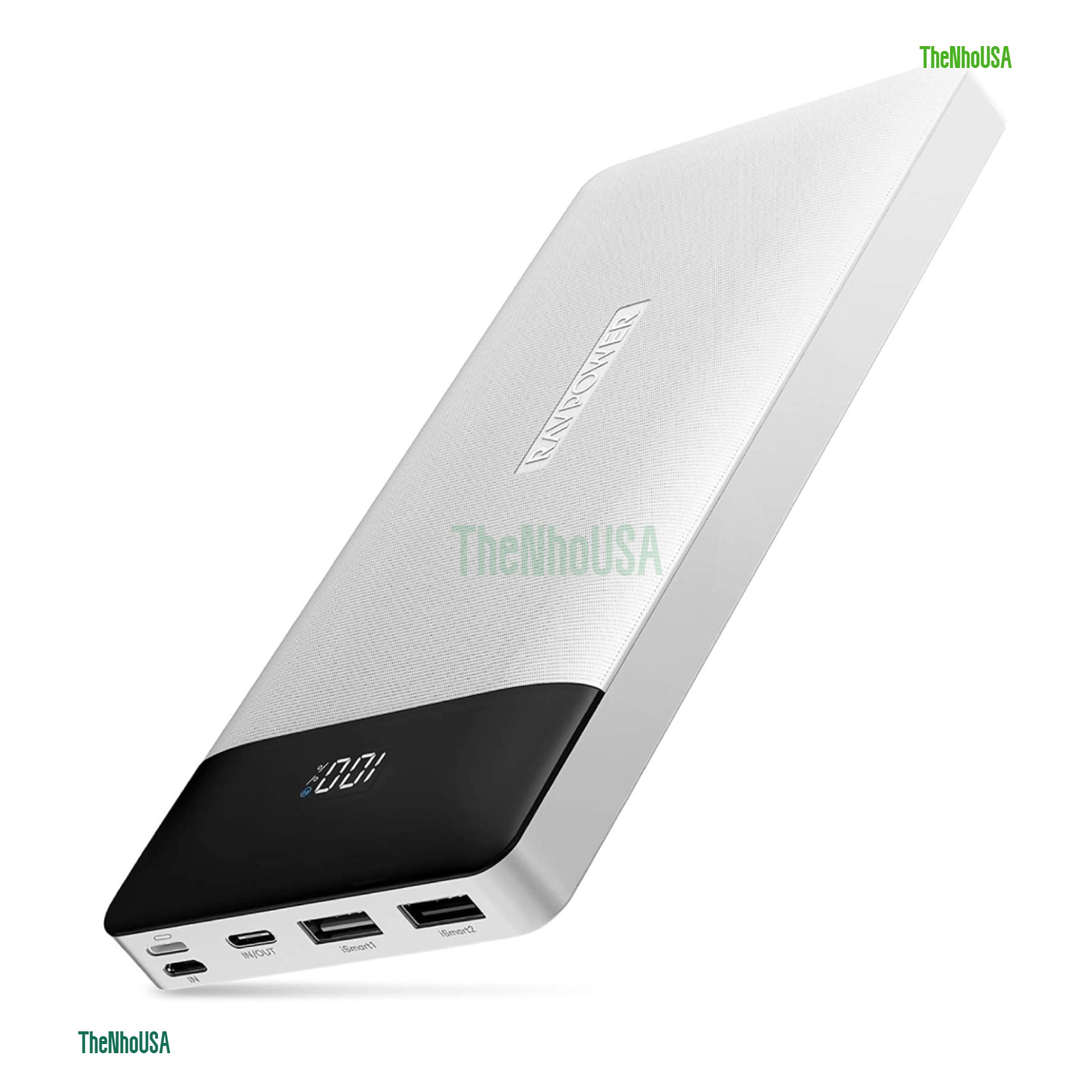 [Nhập LAZSOCIAL100K giảm 15% tối đa 100K]Sạc dự phòng RAVpower 20000mAh PD3.0 QC3.0