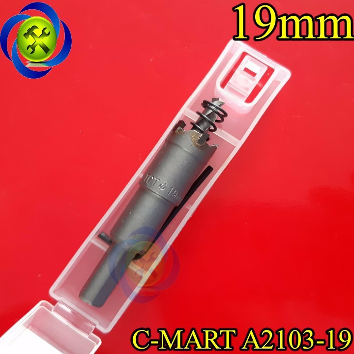 Mũi khoan lỗ thép 19mm c-mart a2103-19