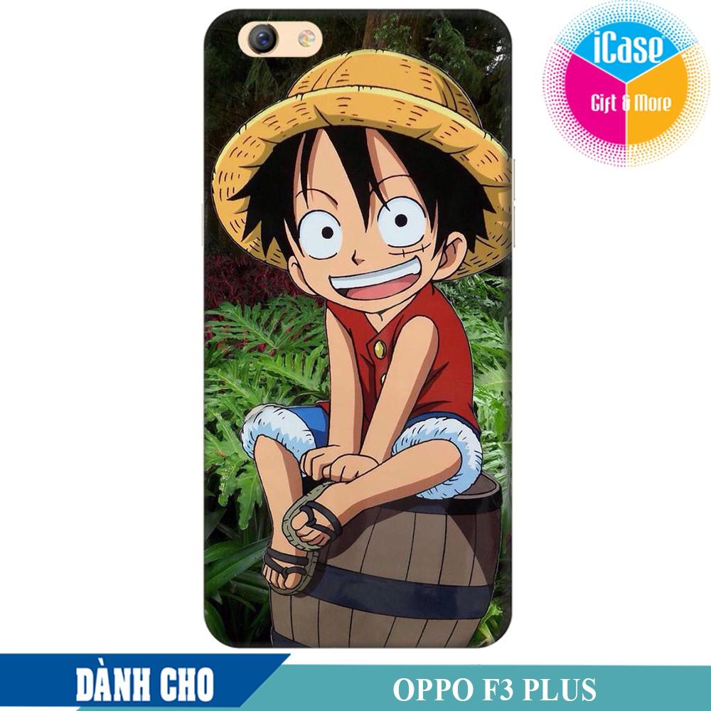 Ốp lưng nhựa dẻo dành cho Oppo F3 Plus in hình Luffy