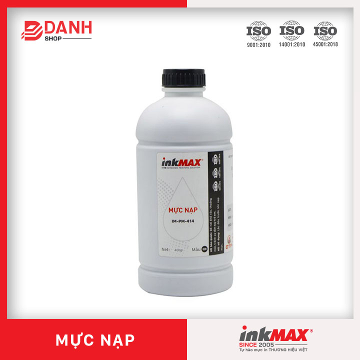 Mực nạp InkMAX IM-PM-414 cho máy Photocopy MINOLTA: TN-217: Bizhub 223, 283, TN-414: Bizhub 363, 423.