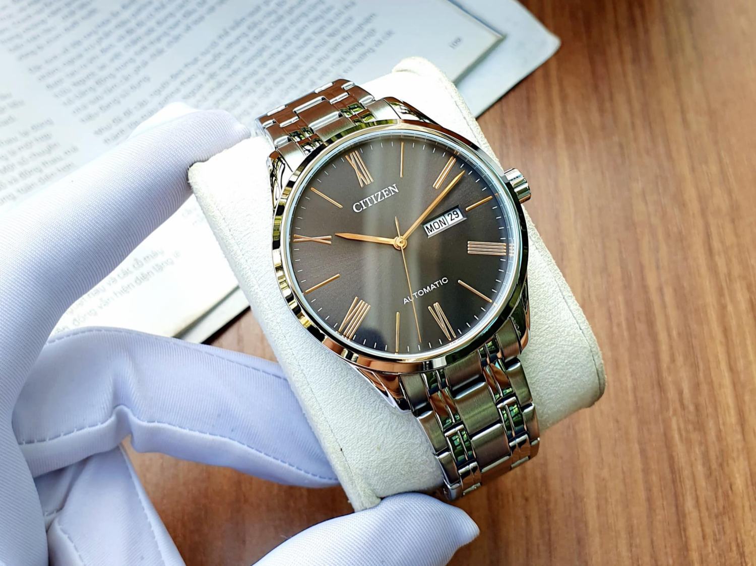 Đồng hồ Nam chính hãng Citizen Automatic NH8360-80J Size 41