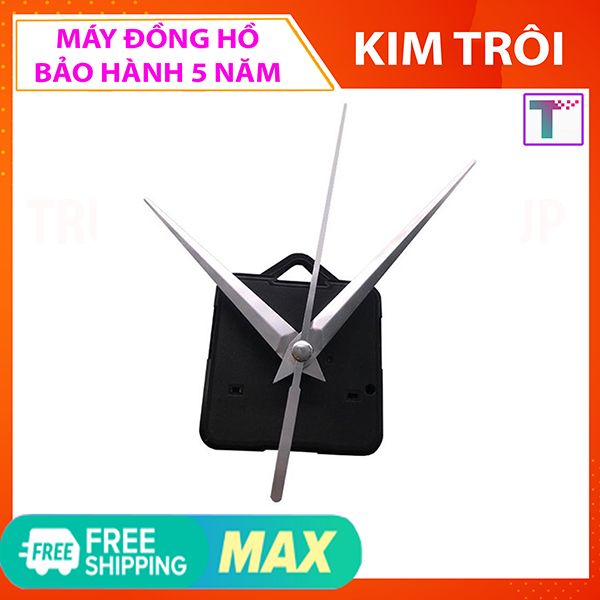 Bộ Máy đồng hồ treo tường loại tốt - Kim trôi - BH 5 năm