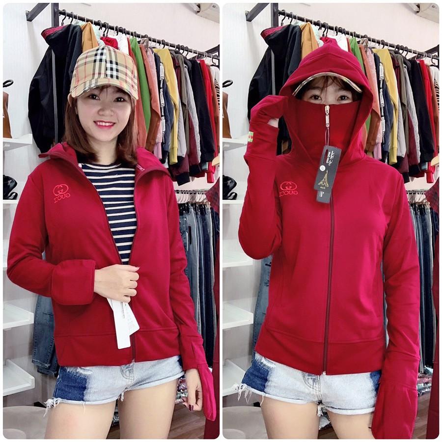 Áo khoác nữ 3 trong 1 cực chuẩn đẹp-A009-Áo khoát chống nắng nữ + Áo khoát da cá nữ + Áo khoát nữ thun da cá + Áo khoác nữ + Áo khoát thun da cá