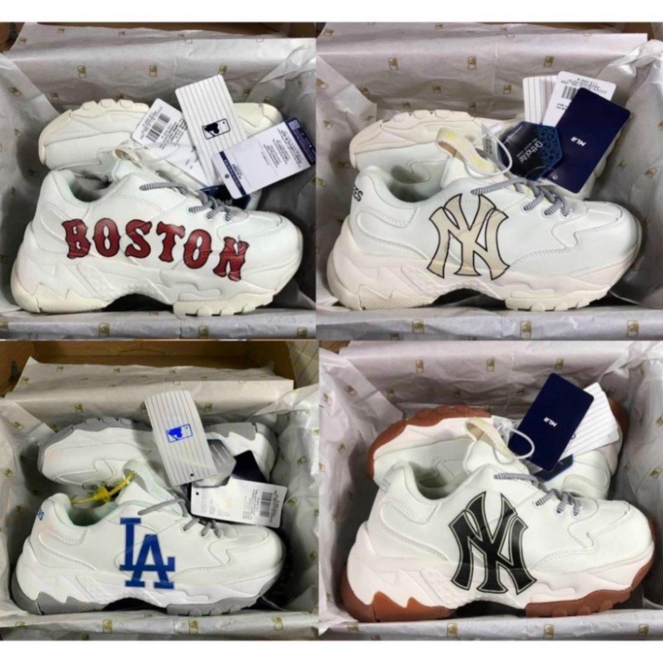Giày nam nữ MLB Boston hót hít, Giày Thể Thao Tăng Chiều Cao MLB Boston, LA