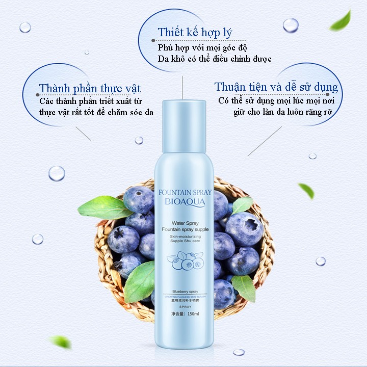 Xịt khoáng dưỡng ẩm/ Dưỡng da mặt/ Trắng da/ Toàn thân/ Cháy nắng 150ml