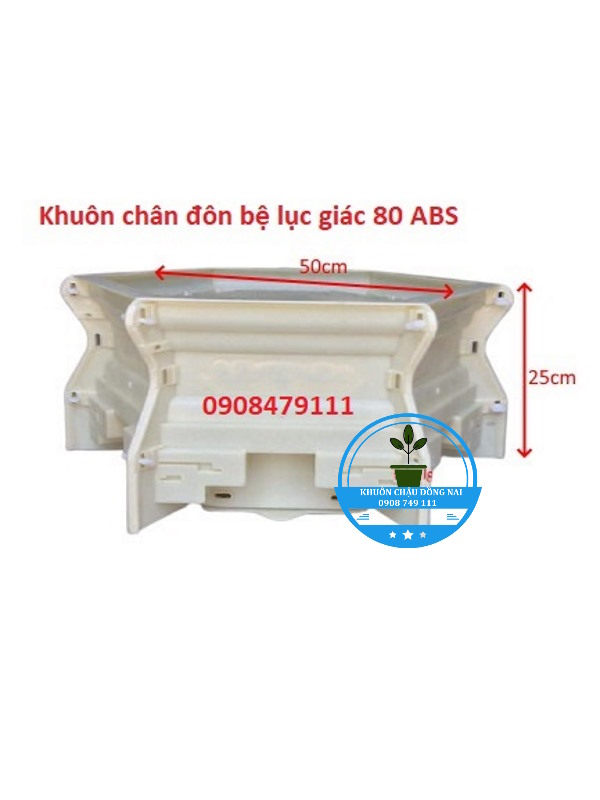 Khuôn đôn chân bệ dùng cho lục giác 80-83 ABS
