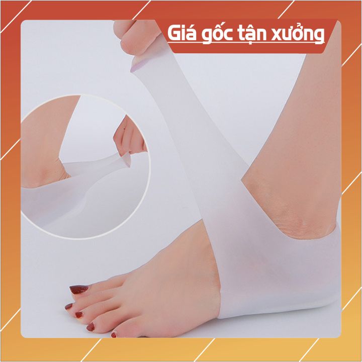 [Freeship Max] Tất Vớ Lót Gót Chân Tăng Chiều Cao Chất Liệu Silicone Y Tế Miếng Lót Gót Chân Giúp Tăng Chiều Cao Nam Và Nữ