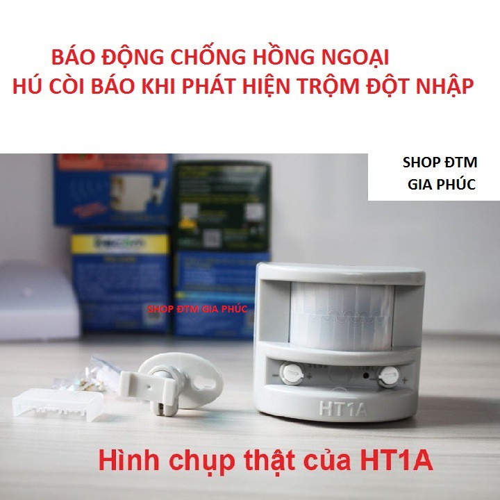 Báo động chống trộm cảm biến hồng ngoại decom, còi hú báo động nguồn 220v, chống trộm hồng ngoại ht1a, chuông báo chống trộm hồng ngoại, thiết bị cảnh báo chống trộm