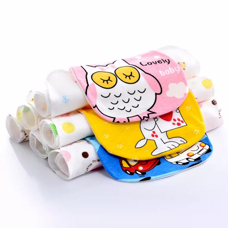 Sét 2 khăn lót thấm mồ hôi cho bé xô bông hữu cơ 2 lớp cho bé