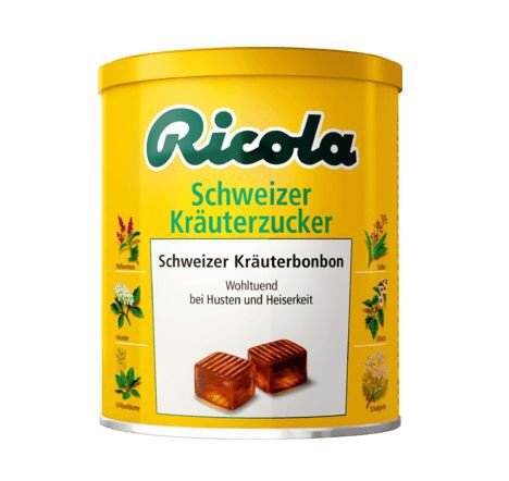Kẹo Giảm Ho Khàn Giọng Ricola  Thảo Mộc  Mỹ, 250g