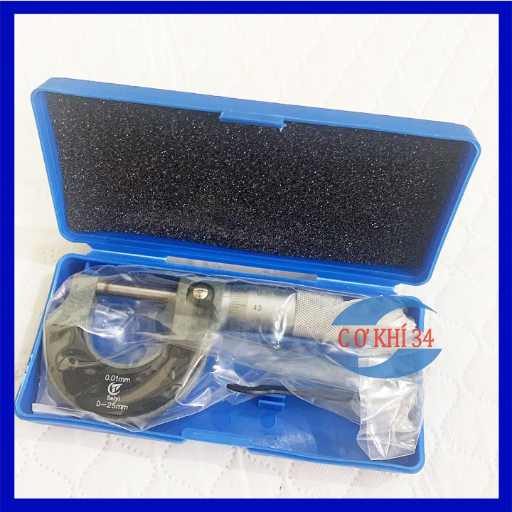 Thước Panme Cơ Khí, Thước Panme Đo Đường Kính Ngoài 0 - 25mm thước kẹp cơ,thước kẹp panme