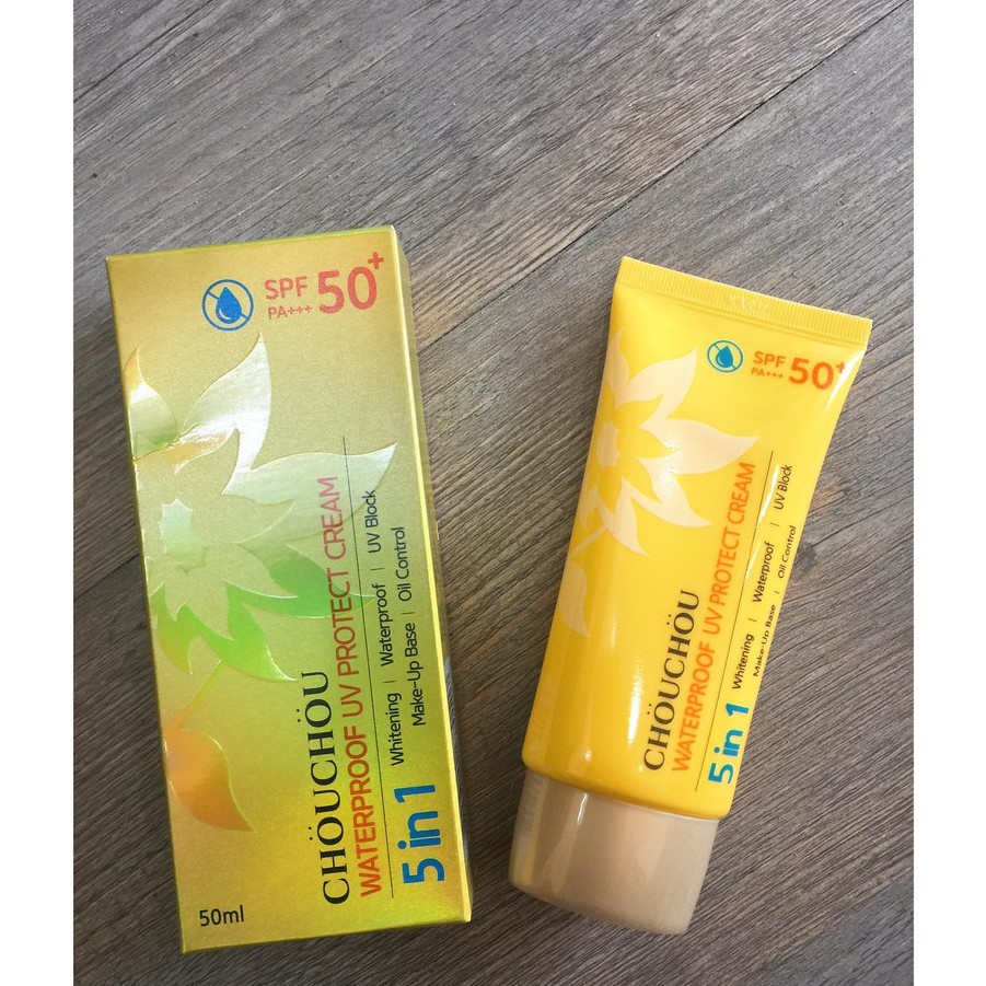 [HCM]Kem Chống nắng Chou Chou 5 in 1 SPF50+ PA+++