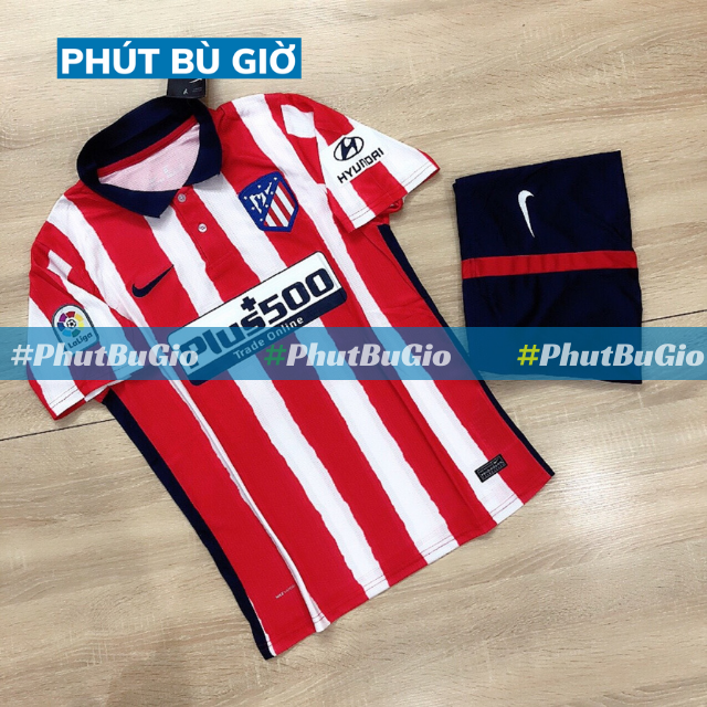 [CAO CẤP] Áo Bóng Đá Thể Thao Đá Banh ATLETICO/ ATLETICO MADRID  Sân Nhà Chất Polyester Hàng Thailand Phút Bù Giờ Sport