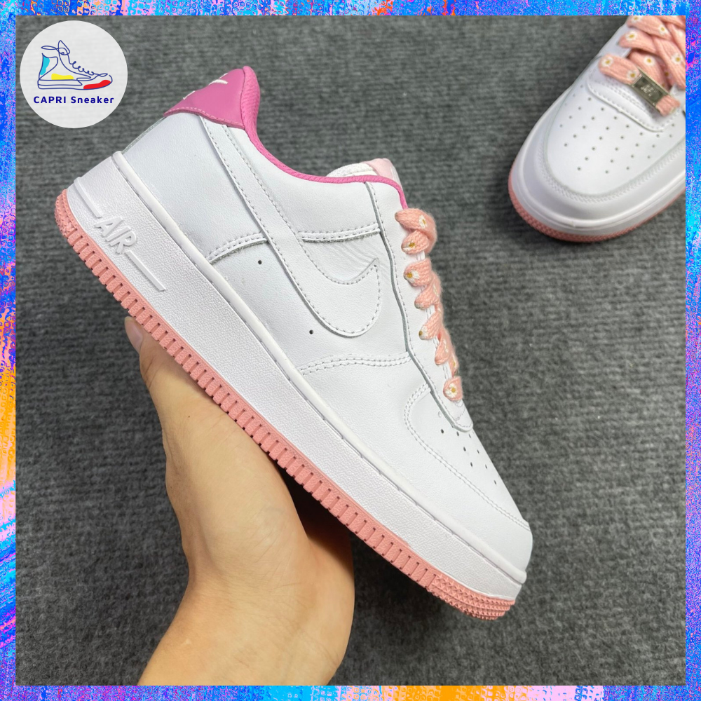 Giày thể thao nữ sneaker af1 hồng bản chuẩn loại 1 / CAPRI Sneaker