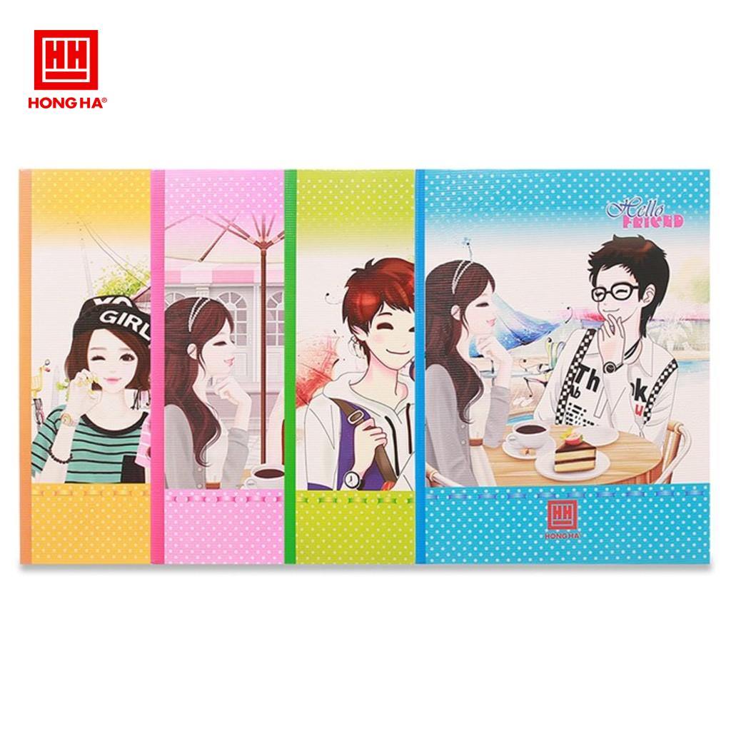 Vở 4 ly ngang 96 trang class hello friend 0389
