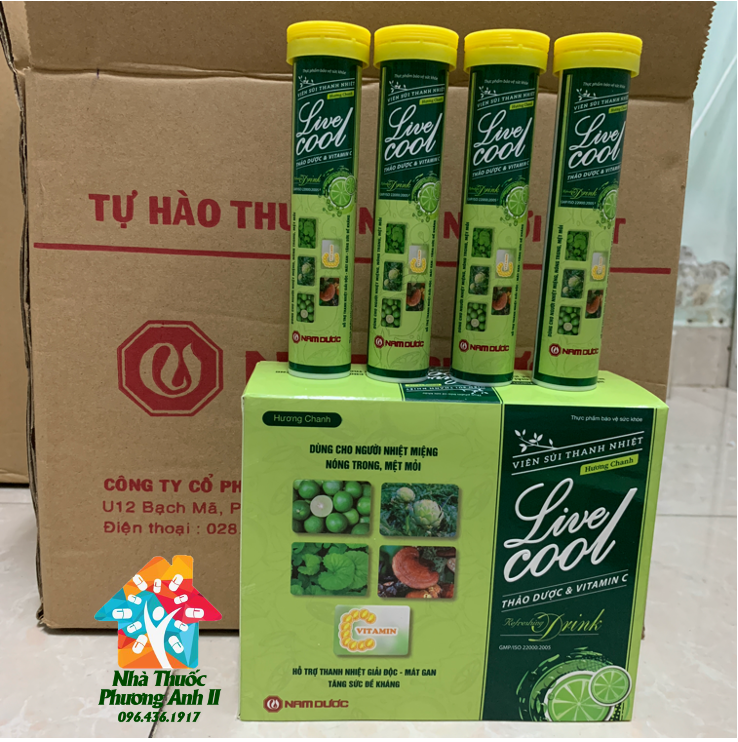 [HCM]Viên sủi thanh nhiệt Live Cool