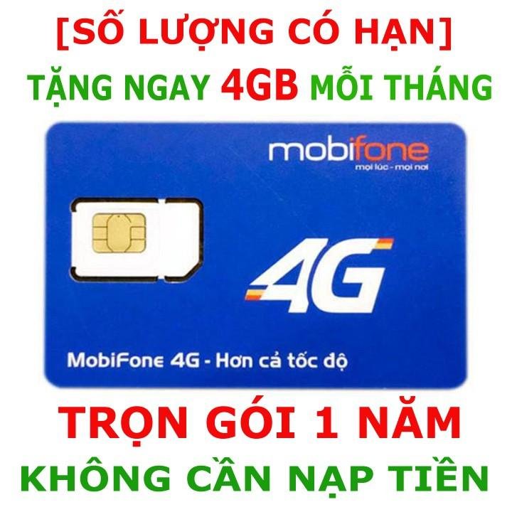 SIM 4G mobifone trọn gói 1 năm MDT250A MDT350 Mobi trọn gói 1 NĂM không phải nạp tiền từ MƯỜNG THANH ROYAL FREESHIP - CHƯA KÍCH HOẠT.