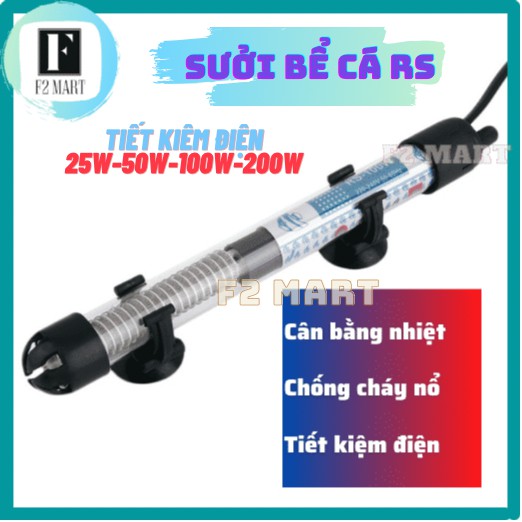 Sưởi bể cá 2 lớp rs electrical 25w-50w-100w-200w-300w
