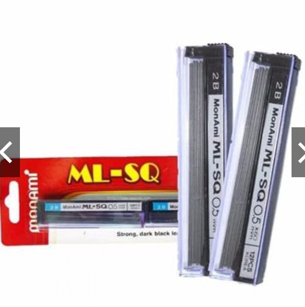Vỉ 2 hộp ruột chì Monami 0.5mm