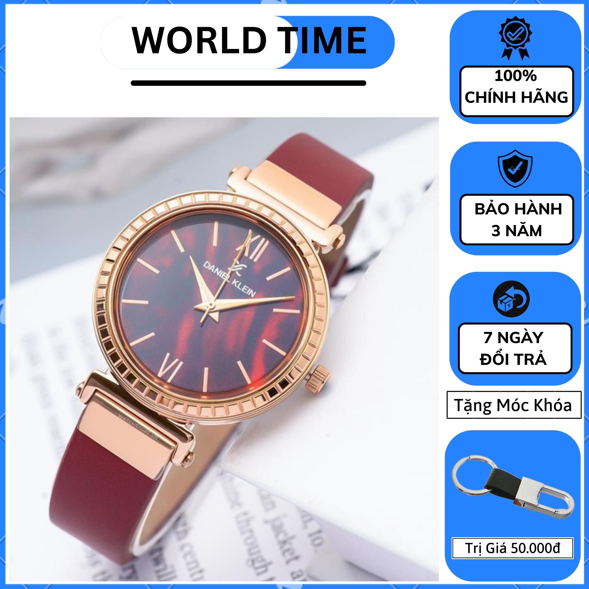 Đồng Hồ Nữ Daniel Klein G4 ,chính hãng Full Box, Thẻ BH 3 Năm, Chống Nước - chỗng xước