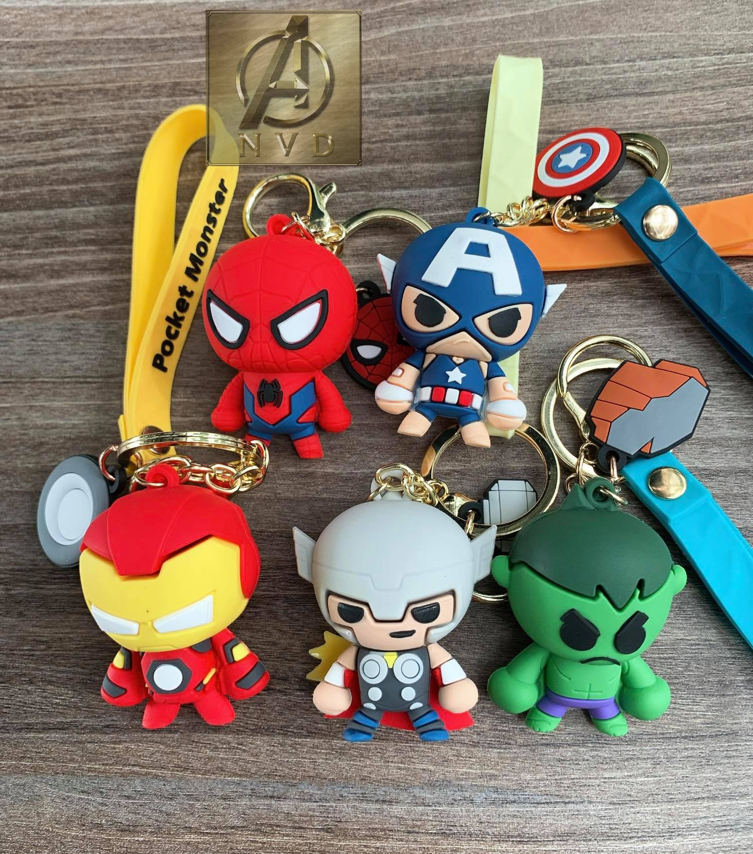 Móc khóa Marvel chibi mẫu mới cực cute