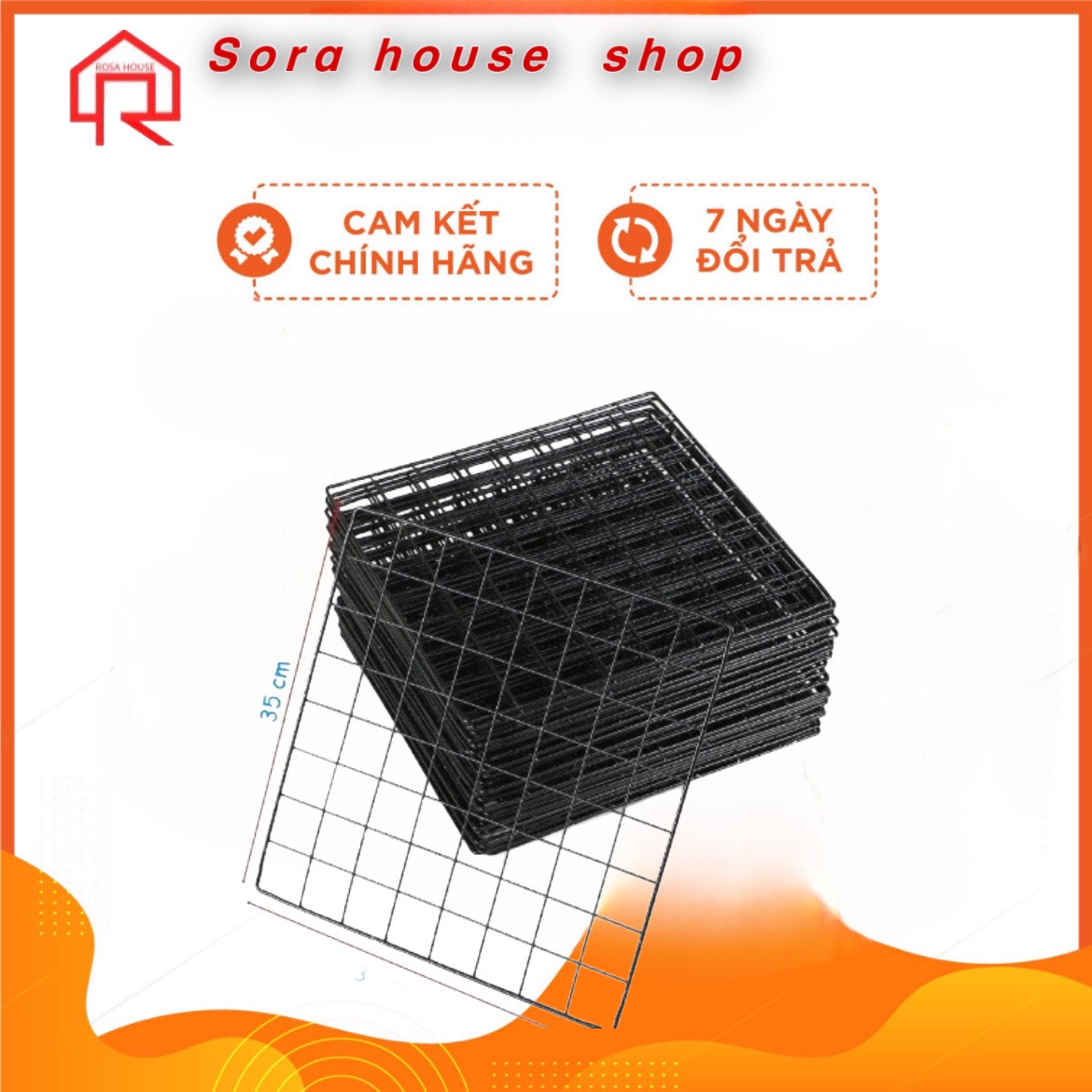 Lưới sắt treo đồ - Lưới sắt lắp ghép đa năng, trang trí