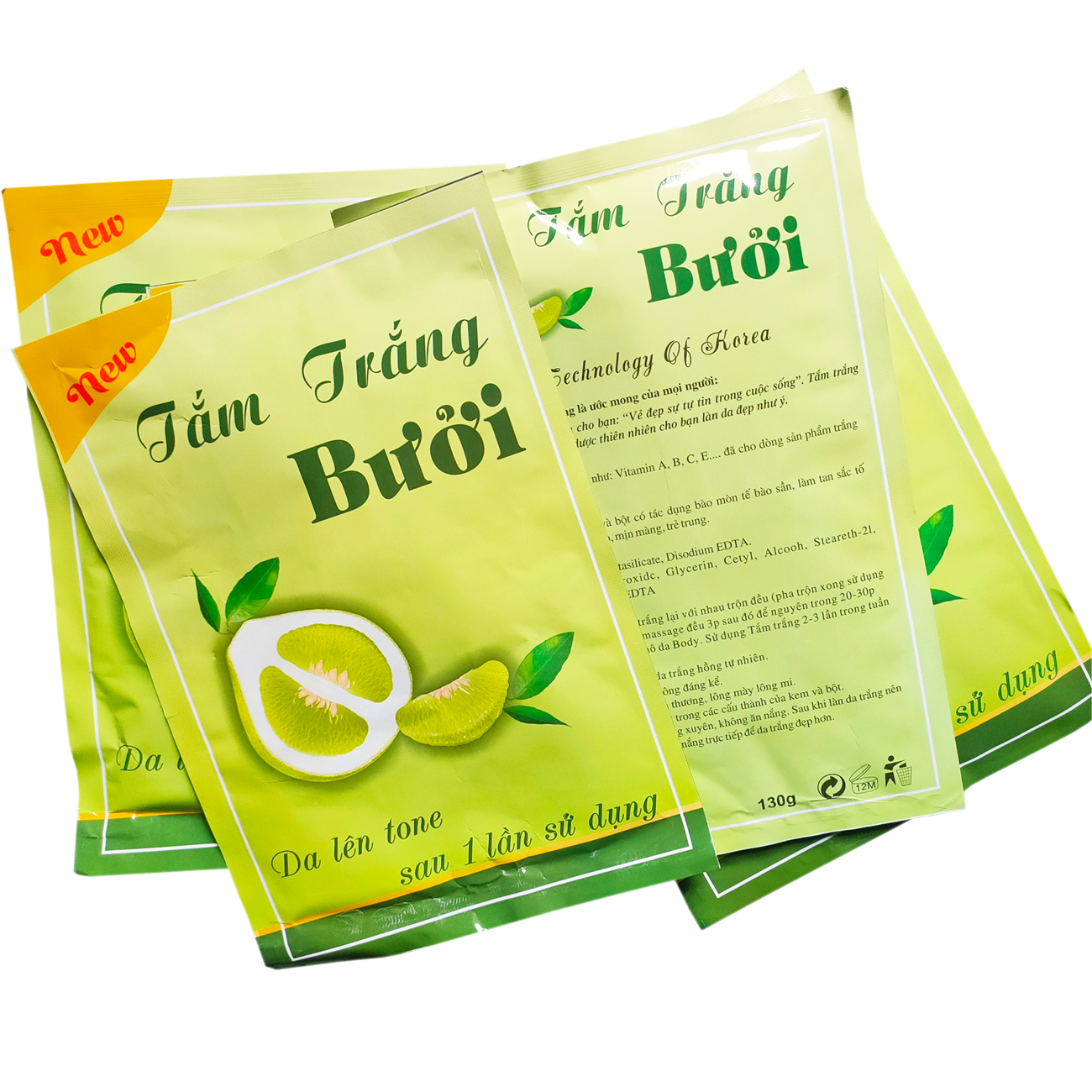 Tắm trắng Bưởi , da lên tone sau 1 lần sử dụng