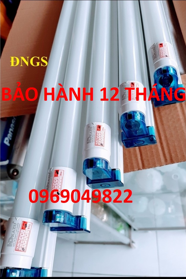 Bộ 5 máng & bóng đèn led tuýp 1m2 ( 1.2 met ) chuẩn 22W ánh sáng trắng