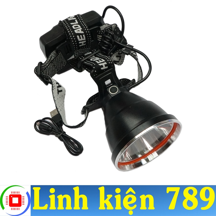 Đèn LED đội đầu siêu sáng V64 CHIP LED CREE XHP50 / XHP70 / XHP 90 ( không pin ) - Linh kiện 789